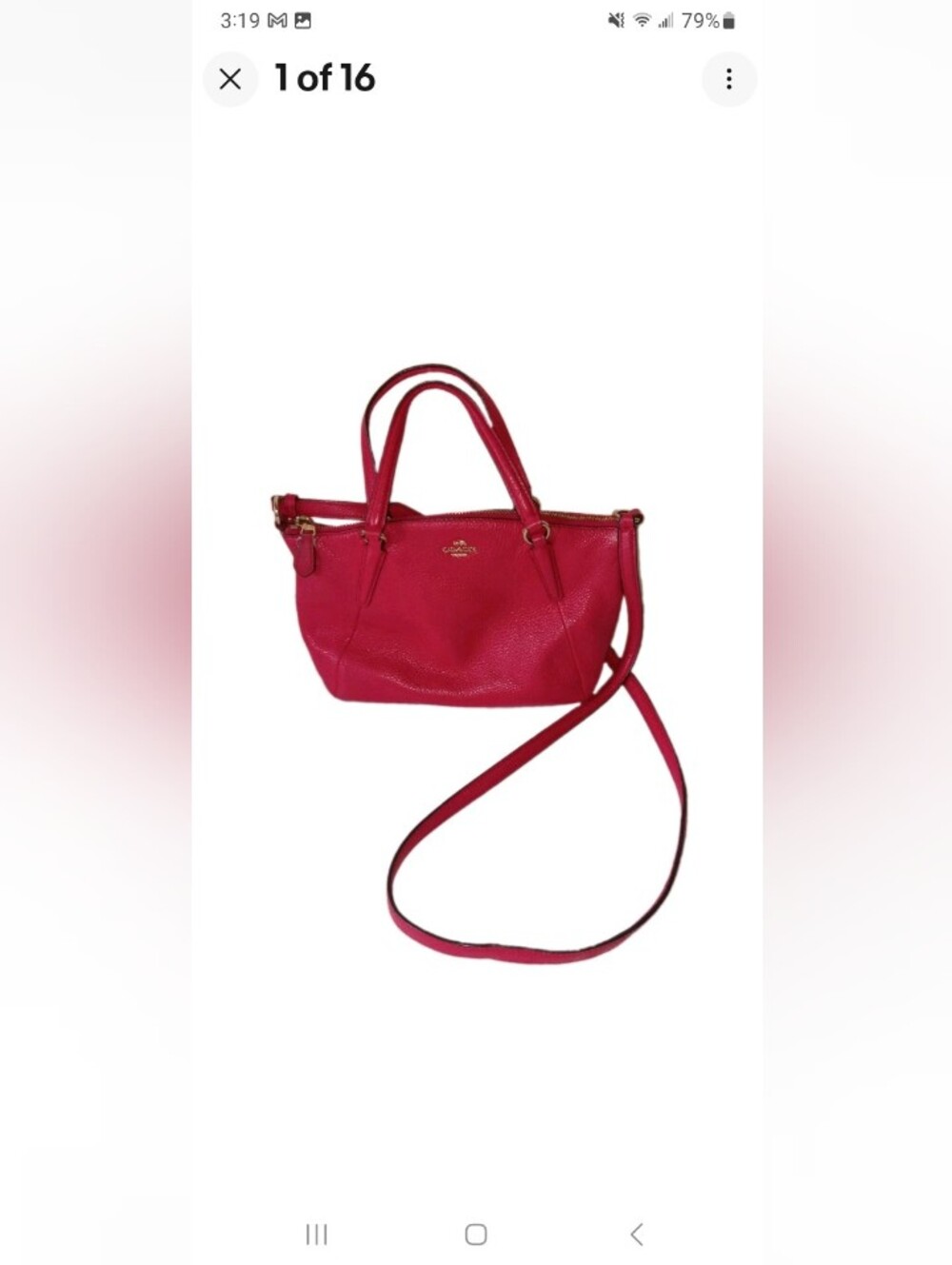 Coach Authentic Mini Sierra Satchel Crossbody F-57553